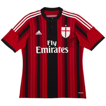 2015-16 AC Milan Signed Home Shirt - 8/10 - (L)