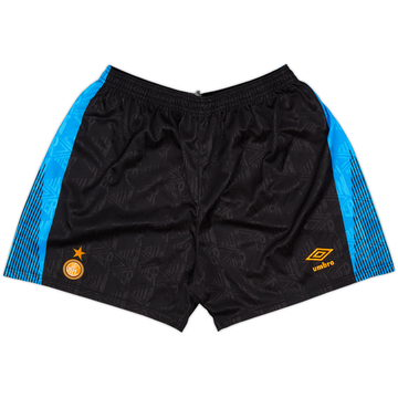 1991-93 Inter Milan Home Shorts - 8/10 - (M)