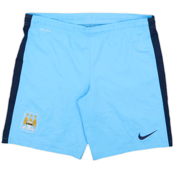 2014-15 Manchester City Home Shorts - 10/10 - (M)