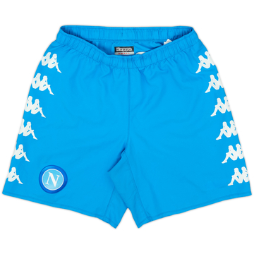 2020-21 Napoli Home Shorts - 7/10 - (S)