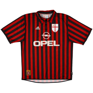 1999-00 AC Milan Centenary Home Shirt - 6/10 - (L)