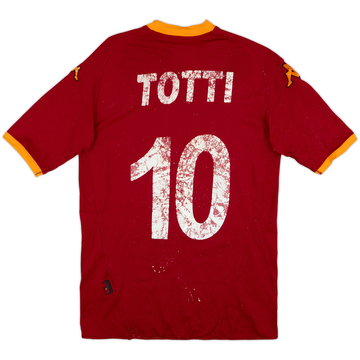 2007-08 Roma Home Shirt Totti #10 - 4/10 - (M)