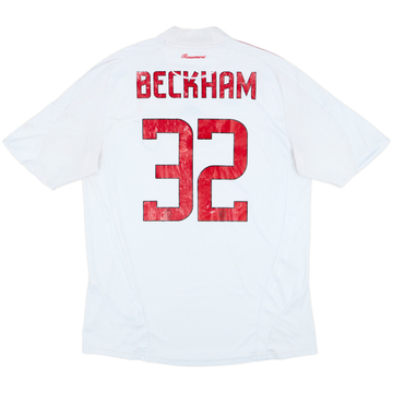 2008-09 AC Milan Away Shirt Beckham #32 - 4/10 - (L)