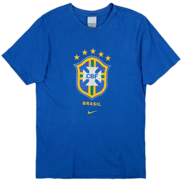 2006-07 Brazil Nike Cotton Tee - 6/10 - (S)