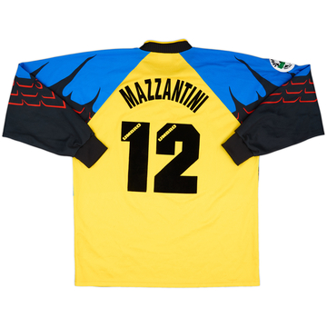 1996-97 Inter Milan Match Issue GK Shirt Mazzantini #12