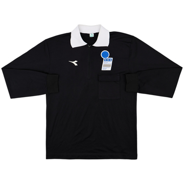 1990s Italy FIGC Diadora Referee L/S Shirt - 8/10 - (L)