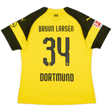 2018-19 Borussia Dortmund Home Shirt Bruun Larsen #34 - 8/10 - (Women's L)