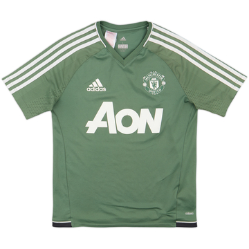 2017-18 Manchester United adidas Training Shirt - 7/10 - (L.Boys)