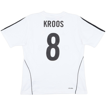 2015-16 Real Madrid adidas 'Foundation' Training Shirt Kroos #8 - 5/10 - (L.Boys)