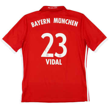 2016-17 Bayern Munich Home Shirt Vidal #23 - 6/10 - (XL.Boys)