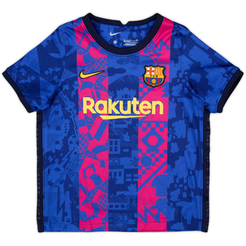 2021-22 Barcelona Third Shirt - 5/10 - (6-7 Years)
