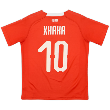 2018-20 Switzerland Home Shirt Xhaka #10 - 7/10 - (M.Boys)