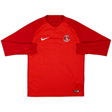 2016-17 Charlton Nike 'Junior Reds FC' Training L/S Shirt #19 - 7/10 - (M)
