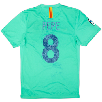 2010-11 Barcelona Away Shirt Pepe #8 - 5/10 - (S)