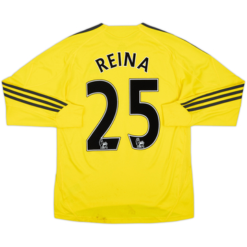 Camiseta de portero del Liverpool 2009-10 Reina #25 - 6/10 - (Niños L)