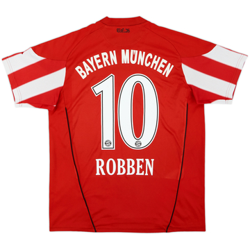 2010-11 Bayern Munich Home Shirt Robben #10 - 6/10 - (XL.Boys)