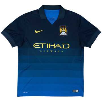 2014-15 Manchester City Away Shirt - 4/10 - (L)