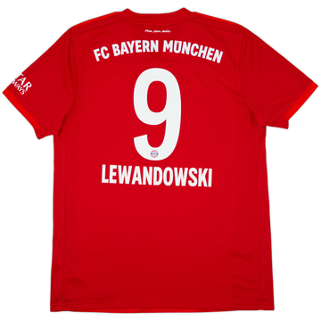 2019-20 Bayern Munich Home Shirt Lewandowski #9 - 9/10 - (L)