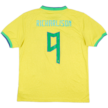 2022-23 Brazil Home Shirt Richarlison #9 - 4/10 - (XL)