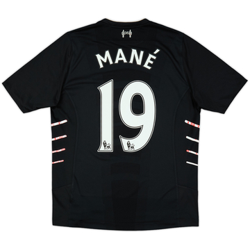 2016-17 Liverpool Away Shirt Mane #19 - 7/10 - (XL.Boys)