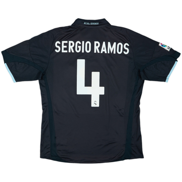 2009-10 Real Madrid Away Shirt Sergio Ramos #4 - 6/10 - (L)