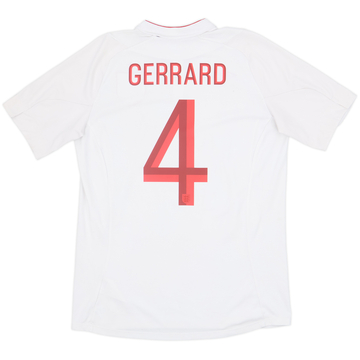 2012-13 England Home Shirt Gerrard #4 - 6/10 - (M)