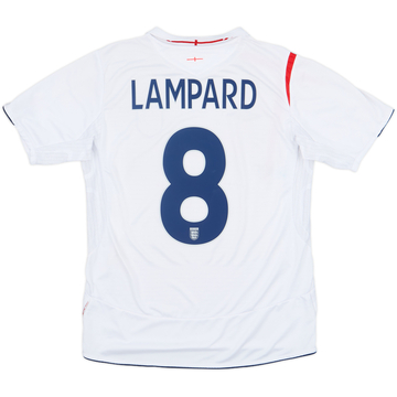 2005-07 England Home Shirt Lampard #8 - 5/10 - (M)