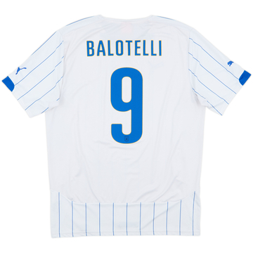 2014-15 Italy Away Shirt Balotelli #9 - 9/10 - (XL)