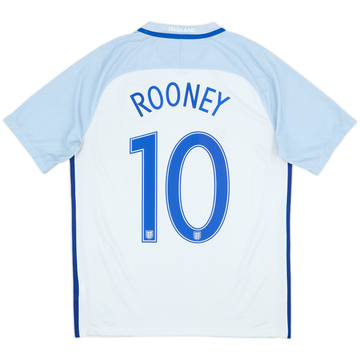 2016-17 England Home Shirt Rooney #10 - 6/10 - (M)