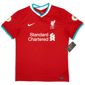 2020-21 Liverpool Home Shirt Champions #19-20 (L)
