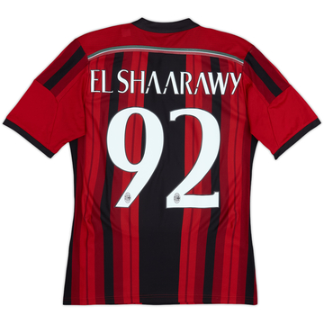 2014-15 AC Milan Home Shirt El Shaarawy #92 - 6/10 - (S)