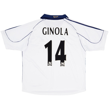 1999-01 Tottenham Home Shirt Ginola #14 - 8/10 - (XL)