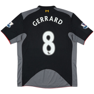2012-13 Liverpool Away Shirt Gerrard #8 - 5/10 - (L)