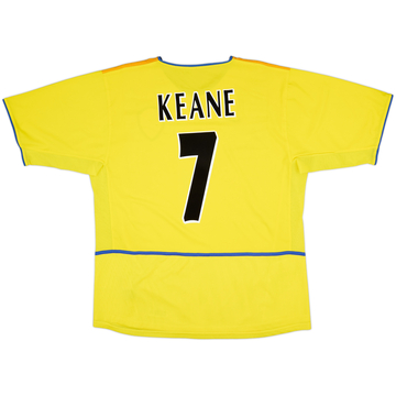 Camiseta de visitante del Leeds United 2002-03 Keane #7 - 9/10 - (L)