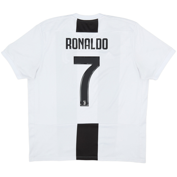 2018-19 Juventus Home Shirt Ronaldo #7 - 8/10 - (XL)