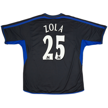 2002-04 Chelsea Away Shirt Zola #25 - 9/10 - (XXL)