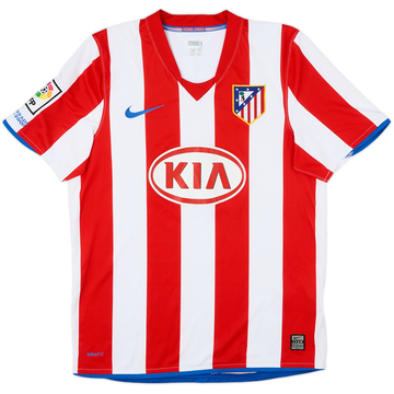 2008-09 Atletico Madrid Home Shirt - 8/10 - (S)