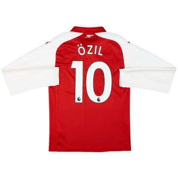 2017-18 Arsenal Home L/S Shirt Ozil #11 - 7/10 - (XS)