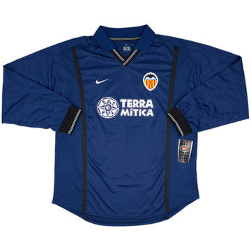 2000-01 Valencia Player Issue Away L/S Shirt #5 - (L)