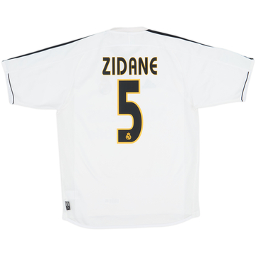 2003-04 Real Madrid Home Shirt Zidane #5 - 8/10 - (S)