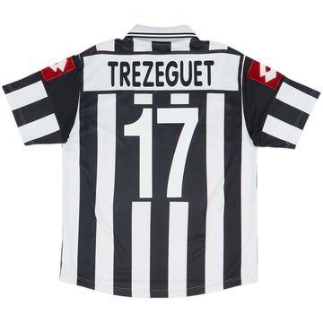 2001-02 Juventus Home Shirt Trezeguet #17 - 6/10 - (M)