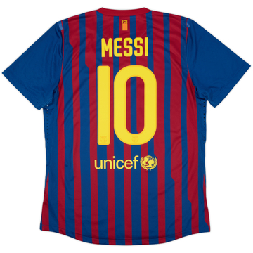 2011-12 Barcelona Camiseta de local Messi #10 - 8/10 - (L)