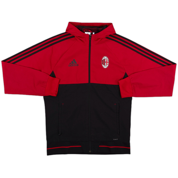 2017-18 AC Milan adidas Hooded Track Jacket - 8/10 - (M)