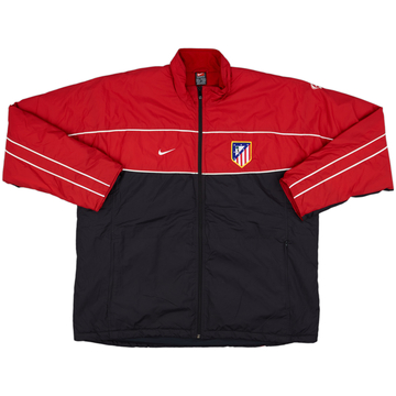 2001-02 Atletico Madrid Nike Padded Bench Coat - 9/10 - (XL)