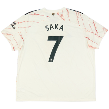 2020-21 Arsenal Away Shirt Saka #7 - 6/10 - (3XL)