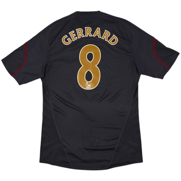 2009-10 Liverpool Away Shirt Gerrard #8 - 7/10 - (M)