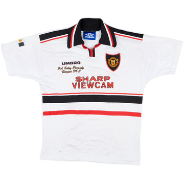 1997-99 Manchester United 'Champions' Away Shirt - 5/10 - (L.Boys)