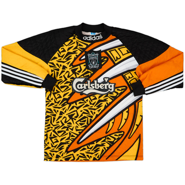 1995-96 Liverpool GK Shirt - 8/10 - (S)