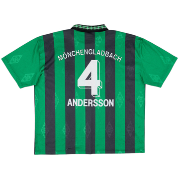 1995-96 Borussia Monchengladbach Away Shirt Andersson #4 - 6/10 - (XXL)