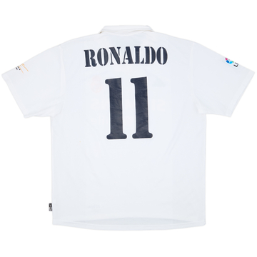 2002-03 Real Madrid Centenary Home Shirt Ronaldo #11 - 6/10 - (XL)